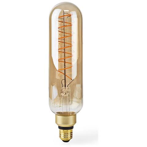 Lampadina A Spirale Led E27 8,5w 600lm 2000k Dimmerabile Formato T65, Oro - Foto 1