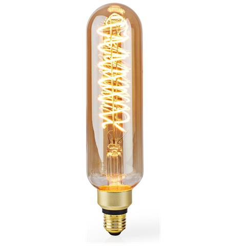 Lampadina A Spirale Led E27 8,5w 600lm 2000k Dimmerabile Formato T65, Oro - Foto 5