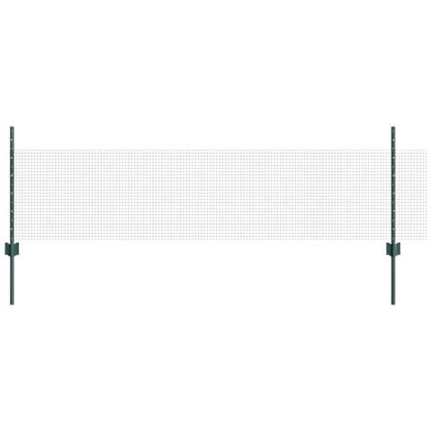 Set di Recinzione in Rete per Polli Set di 2 Verde Metallo - Foto 1