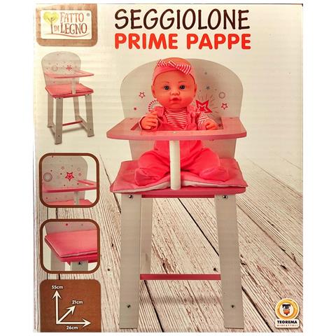 Seggiolone In Legno H. 55 Cm - Foto 1