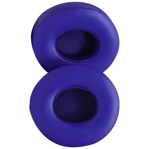 2 Cuscinetti Auricolari Di Ricambio In Pelle Proteica Compatibili Con Cuffie Beats Solo 2 E Solo 3 Darkblue - Foto 2