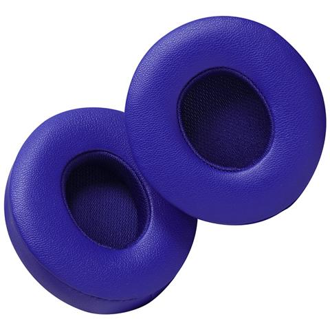 2 Cuscinetti Auricolari Di Ricambio In Pelle Proteica Compatibili Con Cuffie Beats Solo 2 E Solo 3 Darkblue - Foto 4