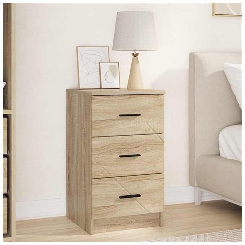 Armadio da Notte con cassetto rovere sonoma 38 x 38 x 66 cm - Foto 2