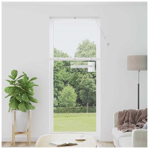 Tenda per Finestra con tende Manuale Bianco Alluminio - Foto 2