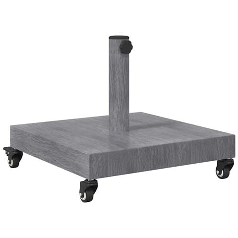 Base per Ombrello da Esterno Aspetto legno grigio scuro - Foto 1