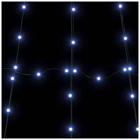 Albero di Natale LED con picchetti per il terreno Blu 300 cm - Foto 9