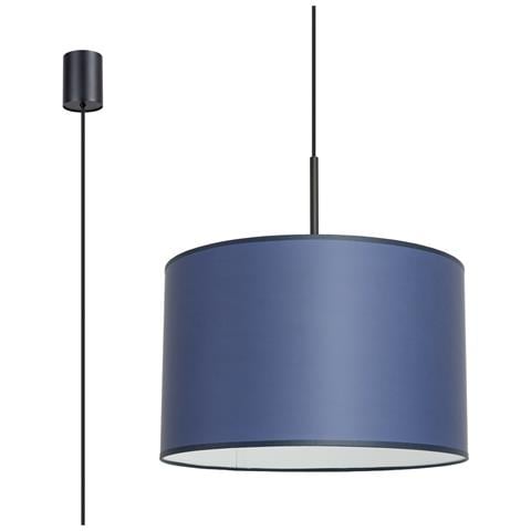 Sollux Lighting Lampada A Sospensione Nevia Navy Sl.1851 - Minimalist Lampada A Sospensione Blu Navy/nero 137x40x40 Cm - Foto 1
