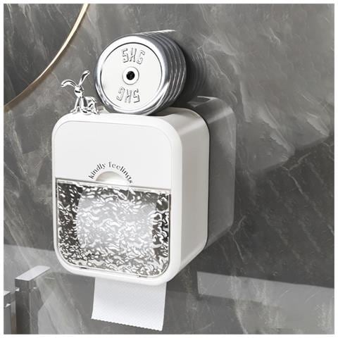 Porta Fazzoletti Da Parete Con Motivo Ghiacciaio - Lusso Leggero E Impermeabile White - Foto 2