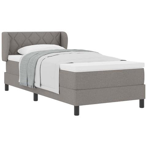 Letto a molle con materasso Talpa 90 x 190 cm Tessuto - Foto 1
