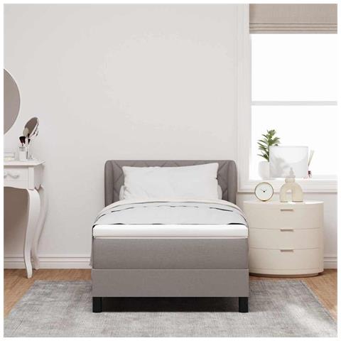 Letto a molle con materasso Talpa 90 x 190 cm Tessuto - Foto 2