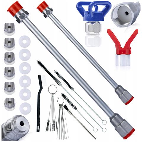 Set Lancia Per Pistola A Spruzzo 100 Cm E 50 Cm - Alta Pressione 290 Bar | Filettatura 7/8"" | Accessori Verniciatura Inclusi - Foto 1