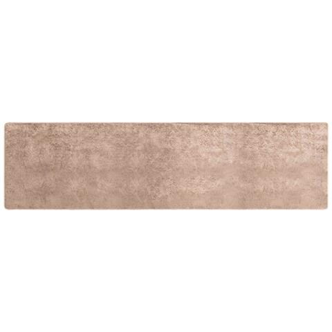 Runner Tappeto MARSA Sabbia 100 x 450 cm Poliestere e PVC - Foto 1