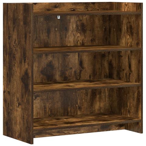 Credenza Rovere Fumo 75 x 36 x 80 cm Legno ingegnerizzato - Foto 1