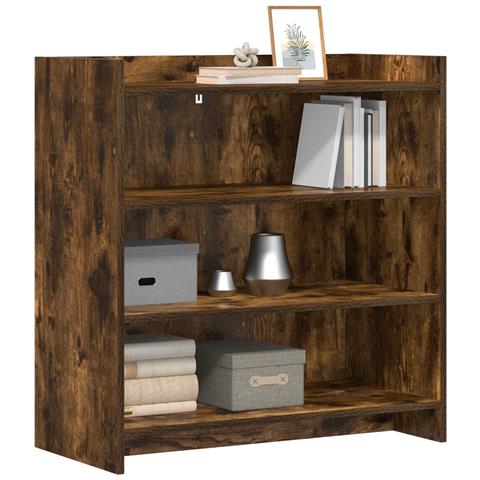 Credenza Rovere Fumo 75 x 36 x 80 cm Legno ingegnerizzato - Foto 2