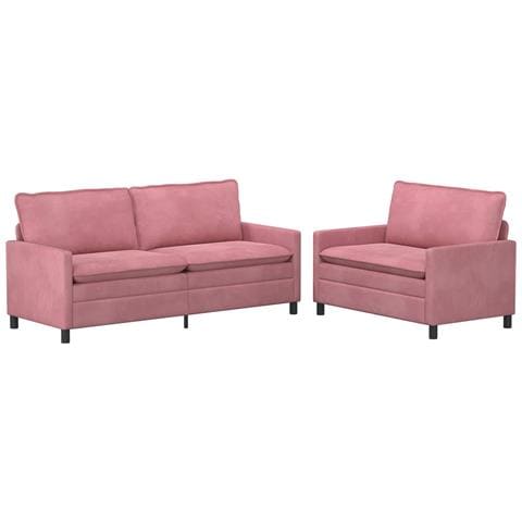 Set di divani 2 pcs Rosa Velluto - Foto 1