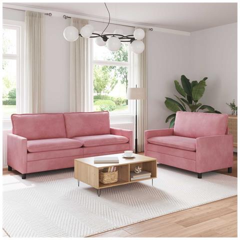 Set di divani 2 pcs Rosa Velluto - Foto 2