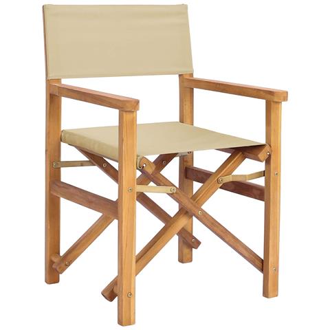 Sedia da pranzo Marrone e Beige 56 x 54 x 87 cm - Foto 1