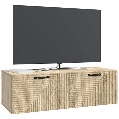 Mobile Porta TV da Muro Rovere Sonoma 98 x 41 x 30 cm - Foto 2