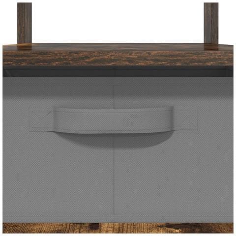 Tavolino da salotto con cassetto Rovere fumé 77 x 55 x 42 cm - Foto 9