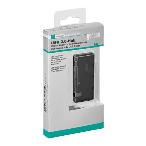 IUSB2-HUB4-BK - Mini Hub USB 2.0 4 Porte Nero - Foto 2
