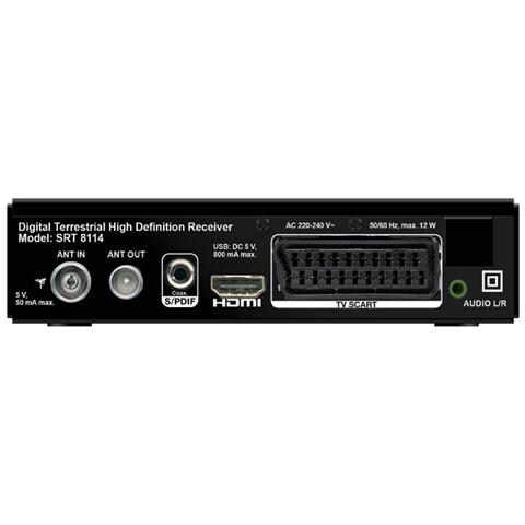 Ricevitore Digitale Terrestre SRT 8114 DVB-T HD Ingresso USB HDMI - Foto 2