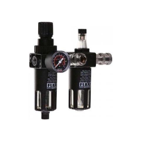 Gruppo Filtro Riduttore Mis. 1/2" Lubrificante Con Manometro - Foto 1
