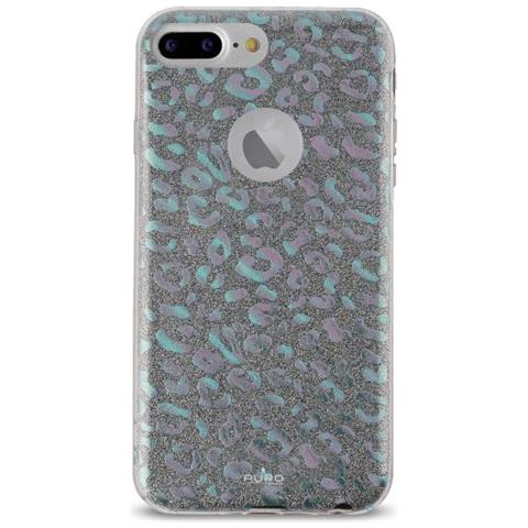 Cover PC+TPU Shine Leopard per iPhone 6 Plus / 6s Plus / 7 Plus / 8 Plus Iridescente - Foto 1