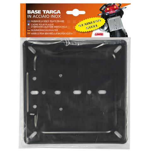 Base Targa In Acciao Inox Nero - Foto 2