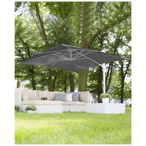 Ombrellone A Sbalzo 250 Cm Monza Grigio Scuro - Foto 21