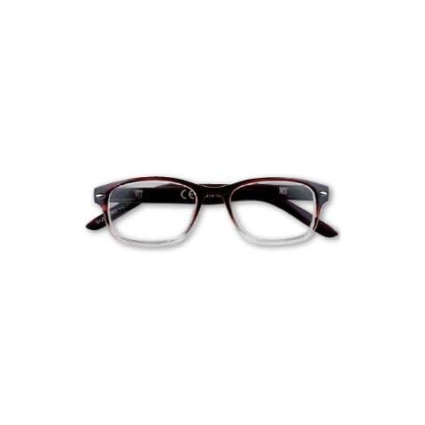 Occhiali Da Lettura Uomo Donna Unisex Marroni + 2.50 Diottrie 31z-b1-bro, Occhiali Da Vista Da 2.5 Diottrie Premontati Per Presbiopia, Montatura In Policarbonato E Asta Con Sistema Flex - Foto 1