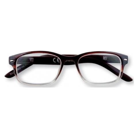Occhiali Da Lettura Uomo Donna Unisex Marroni + 2.50 Diottrie 31z-b1-bro, Occhiali Da Vista Da 2.5 Diottrie Premontati Per Presbiopia, Montatura In Policarbonato E Asta Con Sistema Flex - Foto 2
