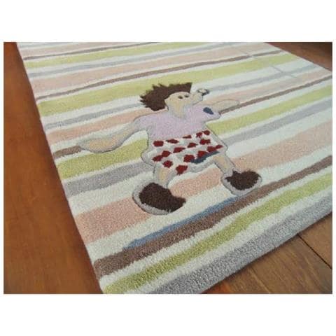 Freddyigel-100 - Tappeto Per Bambini Con Il Riccio Freddy, Multicolore, 100 X 140 Cm- - Foto 2