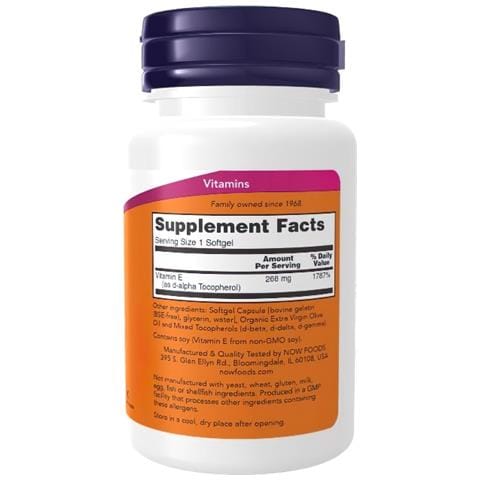 Vitamin E, 400 Iu - 100 Softgels - Vitamine - Foto 3