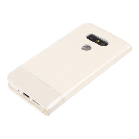 Wallet Folio Case, Cover A Libro - Lg G5 - Bianco - Foto 2