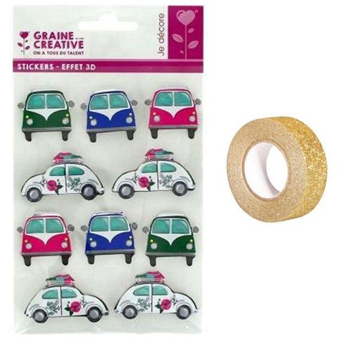 0 + Washi Tape Dorato 5 M - Foto 2