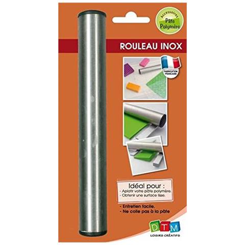 Rullo In Acciaio Inox 21 Cm Per Plastilina Fimo - Foto 1