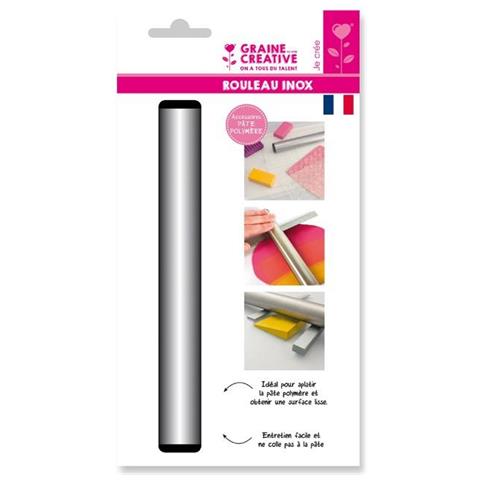 Rullo In Acciaio Inox 21 Cm Per Plastilina Fimo - Foto 3