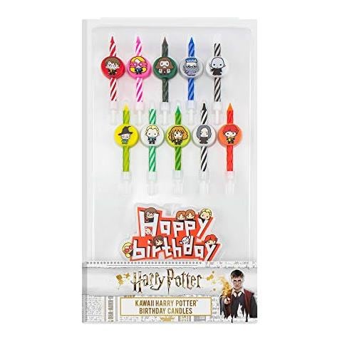 Cinereplicas Birthday Candele di compleano - Kawaii (Set di 10 + 1 Happy Birthday) - Foto 1