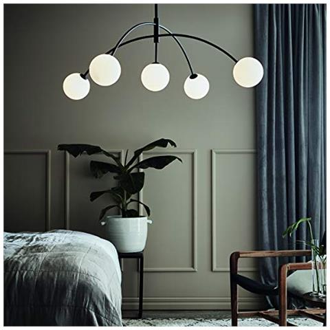 Heaven Lampada A Sospensione Supporto Flessibile Bianco G9 28 W Alogena - Foto 2