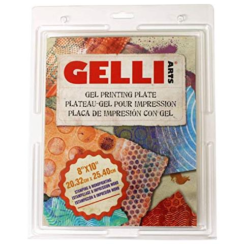 Piatto Di Stampa Gel Di Gelli Arts Stampa Fantastiche Immagini Da Mostrare Ai Tuoi Amici 8x10 Pollici Quadrati - Foto 1