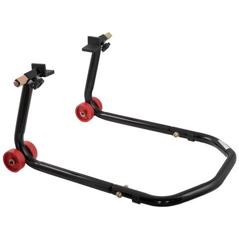 Cavalletto Alza Moto Solleva Posteriore Slitta Regolabile Universale 4 Ruote - Foto 1