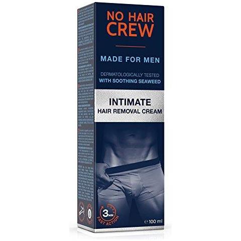 No Capelli Crew Premium Intimate Depilazione Crema - Extra Gentle Crema Depilatoria Per Le Zone Sensibili. Realizzato Da Uomo 100 Ml - Foto 2