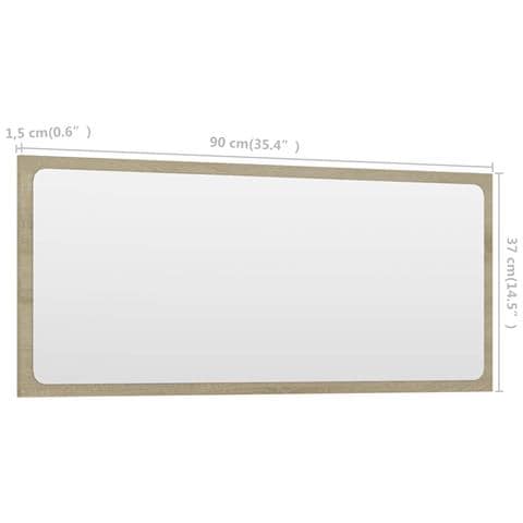 Set Mobili da Bagno 2 pz Rovere Sonoma in Legno Multistrato - Foto 10
