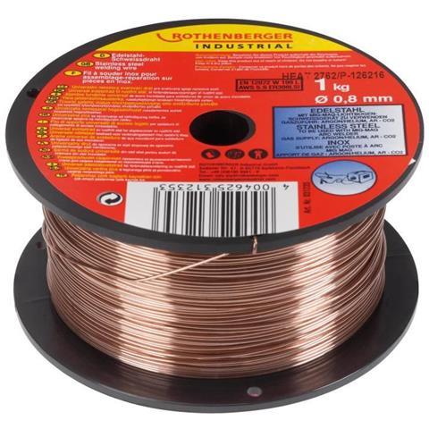 Bobina In Acciaio Inox 0,8mm 1kg Per Stazione Mig / Mag - Foto 1