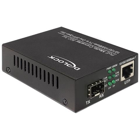 86180 1000Mbit / s Nero convertitore multimediale di rete - Foto 1