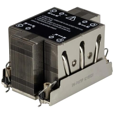 Sistema Di Raffreddamento Per Computer Supermicro Snk-p0078p Processore Dissipatore Di Calore/radiatore Nero, Acciaio In - Foto 2