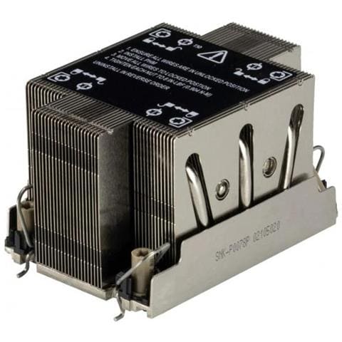 Sistema Di Raffreddamento Per Computer Supermicro Snk-p0078p Processore Dissipatore Di Calore/radiatore Nero, Acciaio In - Foto 1