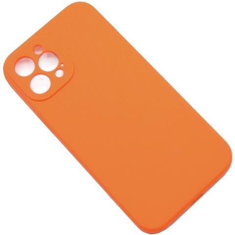 Custodia Tpu Silicone Lite Cover Soft-case Per Apple Iphone 12 Pro Max Orange - Foto 1