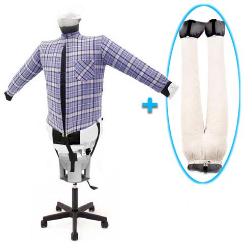 Stiracamicie Stira Asciuga In Automatico Camicie Camicette Pantaloni Jeans Sanifica Abiti Stirasciugatore 4 In 1 Ferro Verticale 3 Programmi A++ Base 5 Ruote Made In Italy Garanzia10anni Sa6 SP ECO INOX - Foto 1