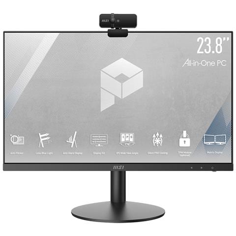 All-In-One Pro AP241 11M-242EU Monitor 24" Full HD Intel Pentium Gold G6405 Dual Core 4,1 GHz Ram 4 GB SSD 128GB 4x USB 3.2 Windows 11 Pro - Foto 2